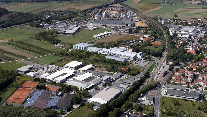 Industriegebiet Luftbild